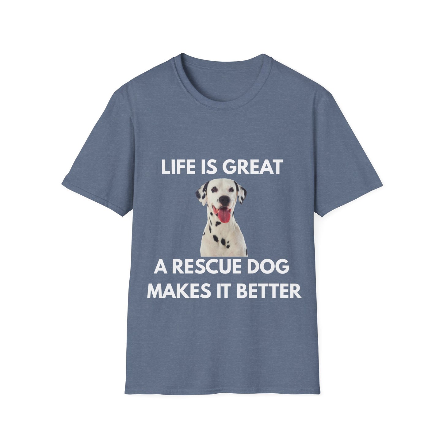 Dalmatian Dog T‑Shirt — Cute Dalmatian Portrait Tee for Dog Lovers